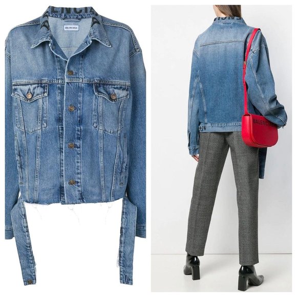 (Sold) Balenciaga Cut Waistband Jacket US 10/FR42 - Picture 8 of 16